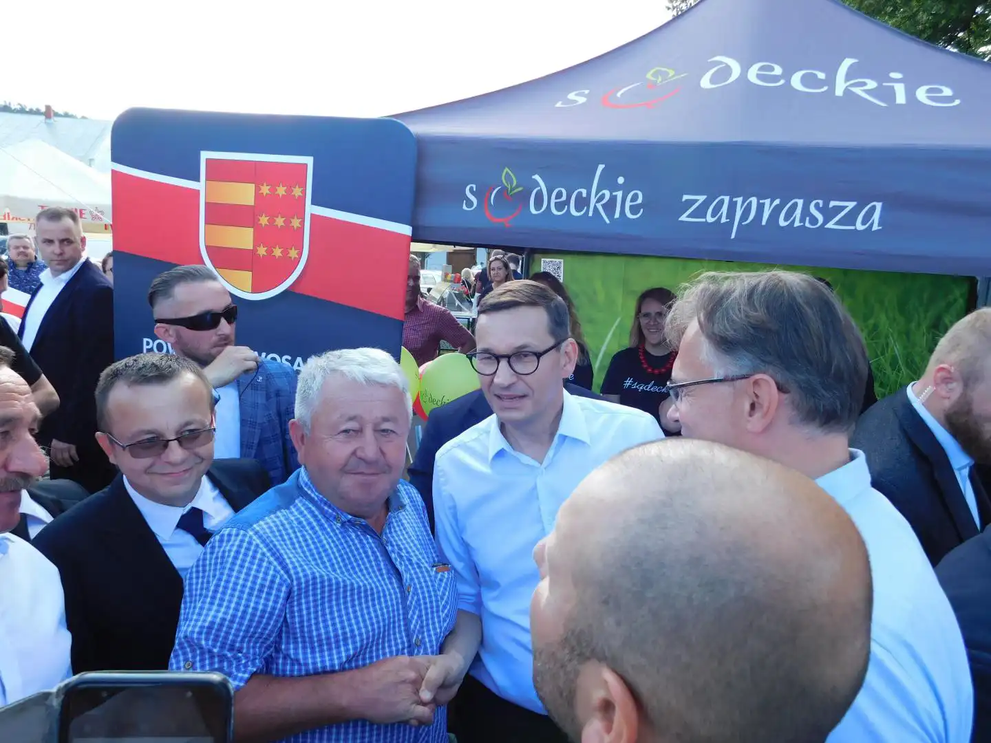 Premier Mateusz Morawiecki z wizytą w Starym Sączu [FILM]