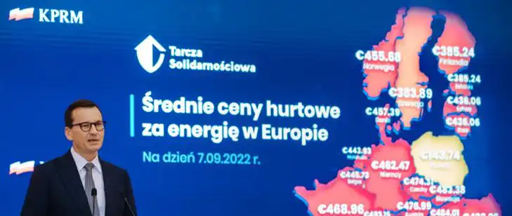 Premier ogłosił Tarczę Solidarnościową, która ma chronić Polaków przed gwałtownymi wzrostami cen energii