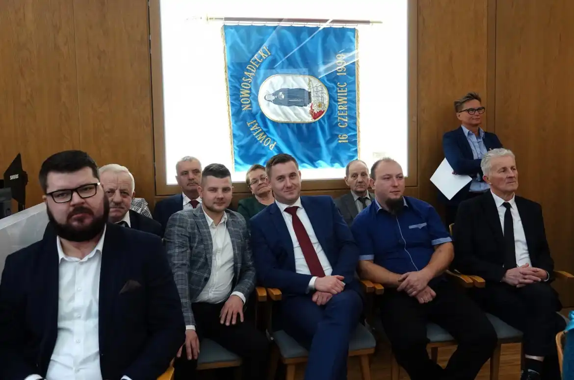 Opłatek i noworoczne wyzwania. Sołtysi Ziemi Sądeckiej spotkali się w Starostwie