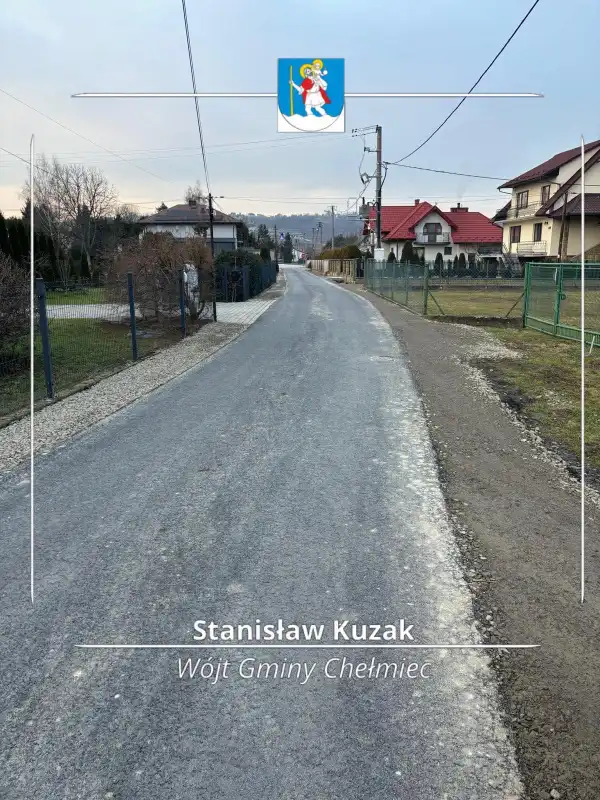 Świniarsko z nową drogą. Koniec kolejnej inwestycji drogowej w Gminie Chełmiec