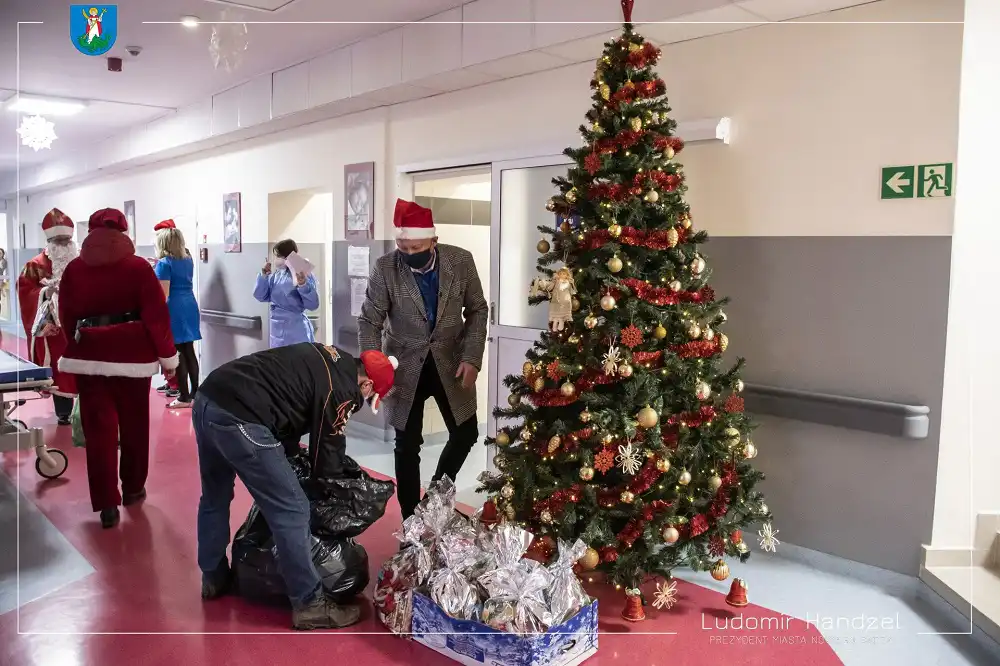 Motomikołaje z wizytą w nowosądeckim Szpitalu